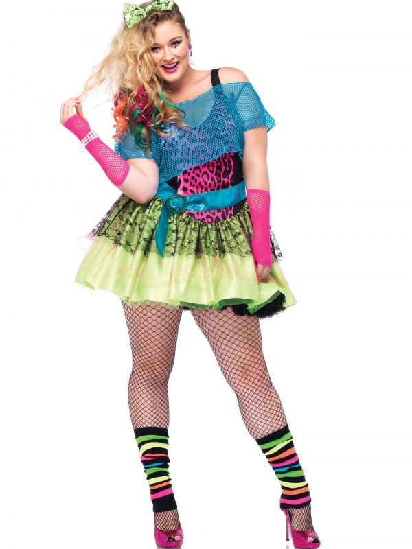 Totally Tubular Tina Neon 80's Kostuum — & Verkleedkleding bij Funny Costumes