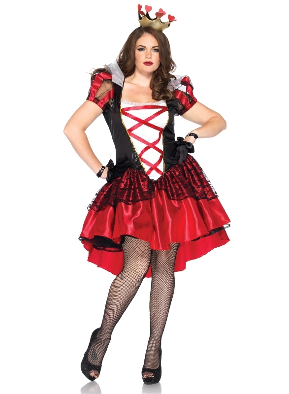 Royal Red Queen Alice Wonderland — Carnavalskleding, Feestkleding & Verkleedkleding bij Funny Costumes