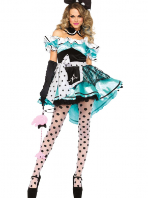 Delightful Alice in Wonderland Leg Avenue Kostuum