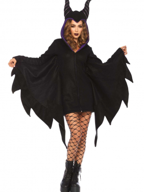 Cozy Villain Maleficent Sprookjes Kostuum